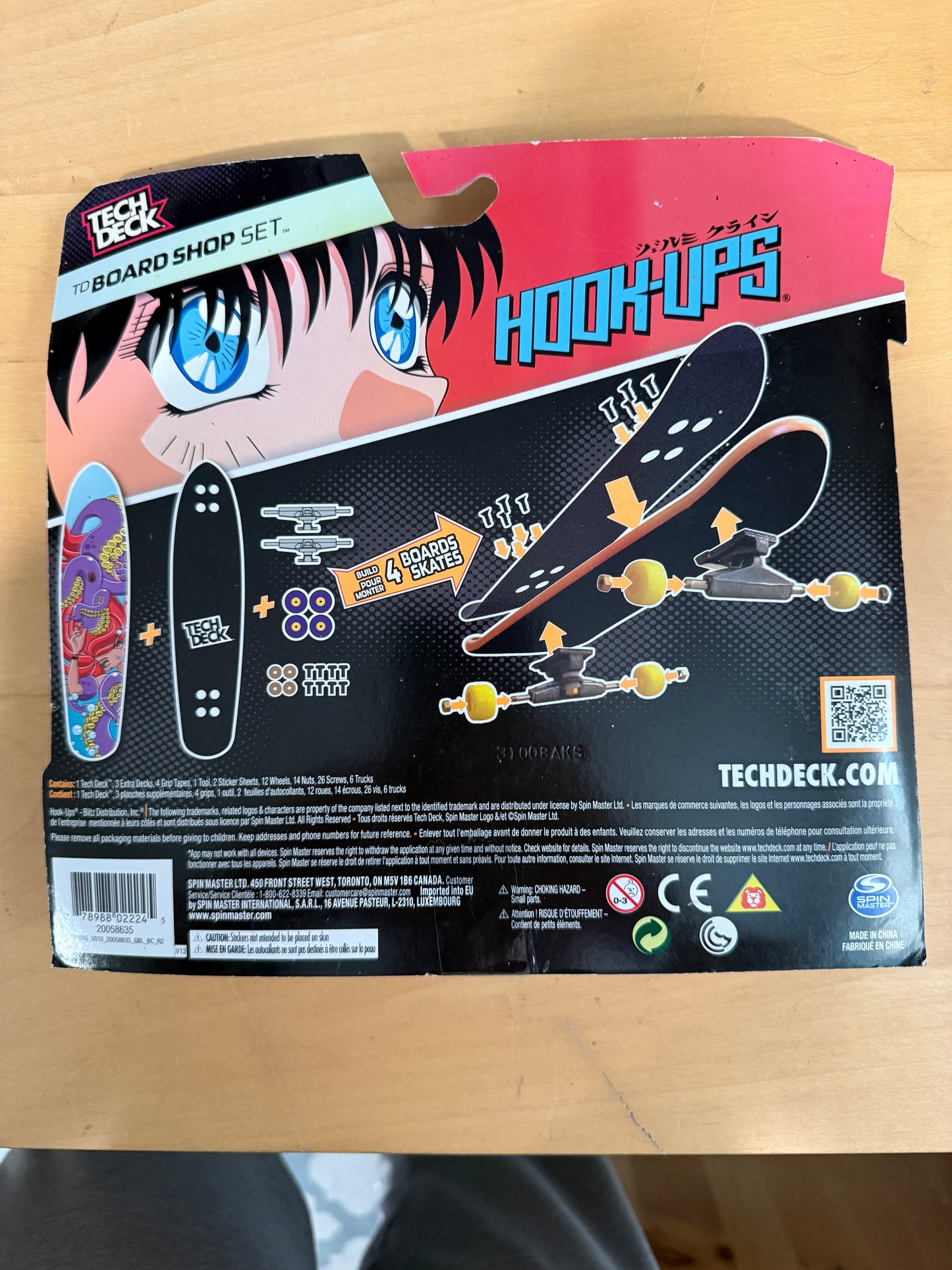Vintage Tech Deck TD Board Shop Set – Hook-Ups x The Hundreds | Sealed