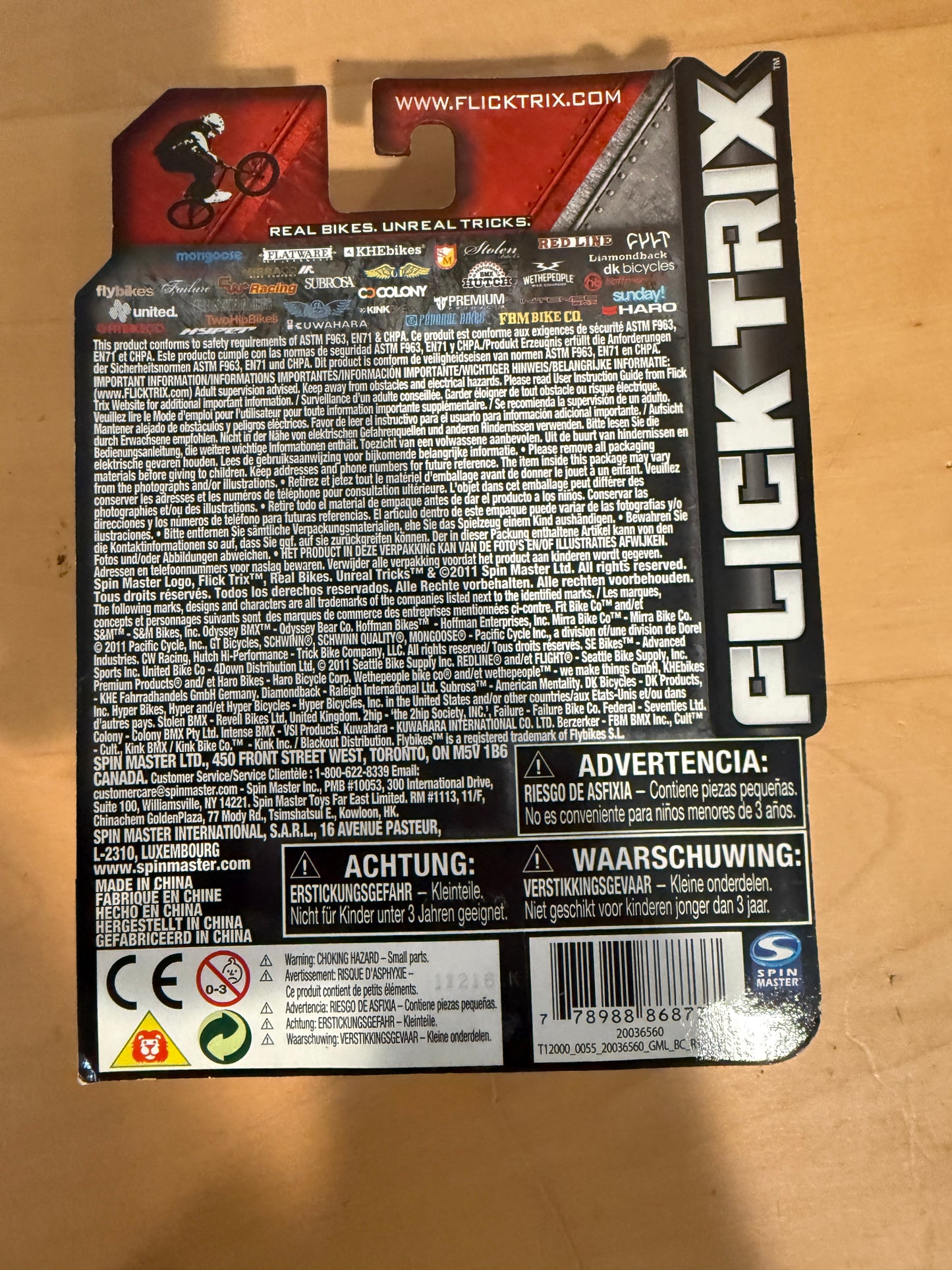 Flick Trix BMX Hutch Judge Retro Finger Bike Chrome Silver Sealed