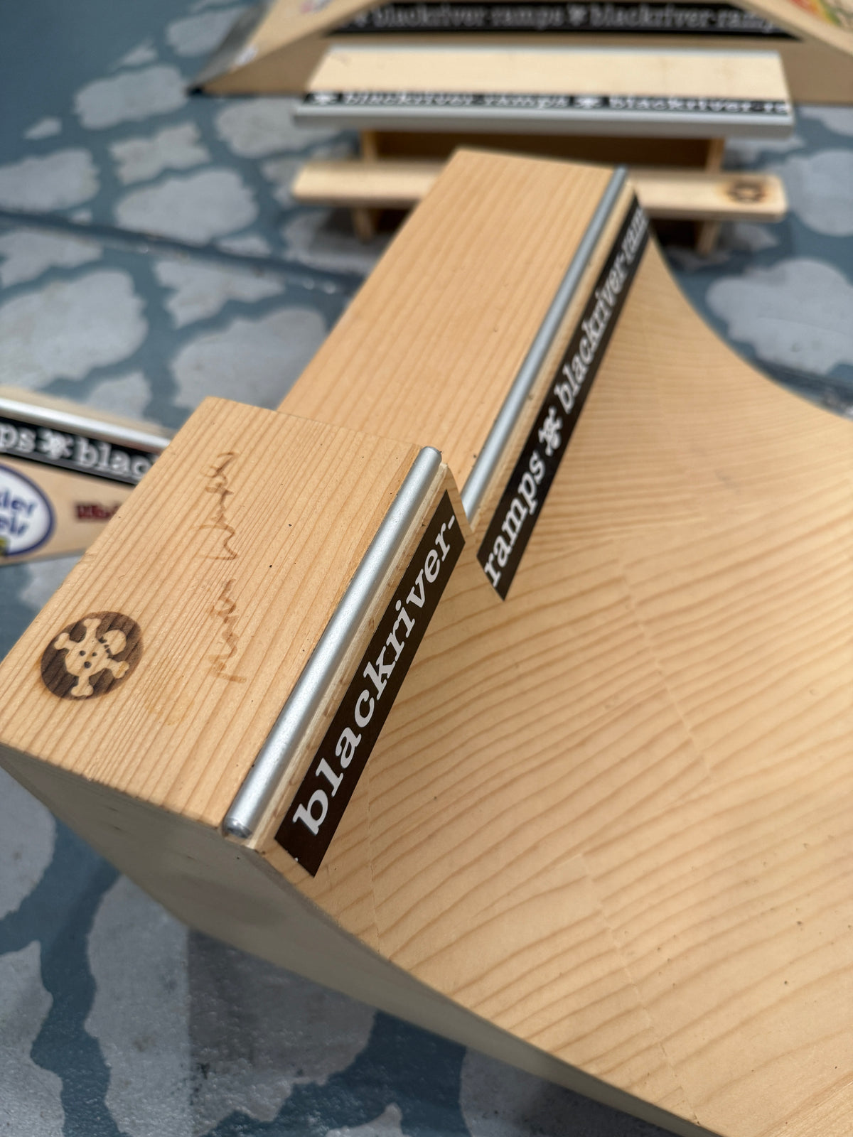 Blackriver Ramps Fingerboard Skatepark Lot Wood Ramps Rails Quarter Pipe Obstacles