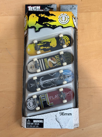 Vintage Tech Deck 96mm 5-Pack – Element Skateboards Graphics | Sealed