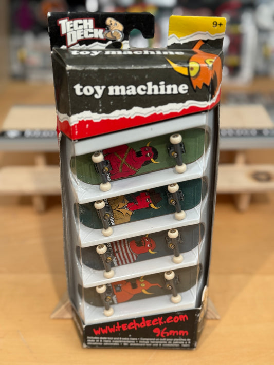 Vintage Tech Deck 96mm 4-Pack – Toy Machine Graphics | Sealed