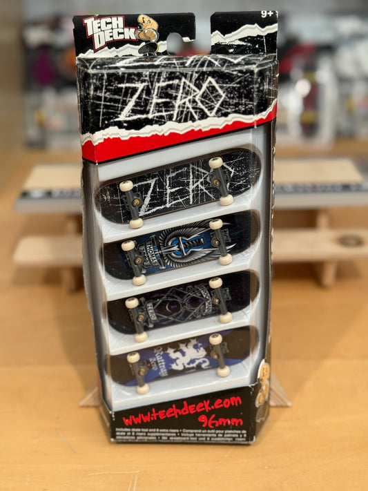 Vintage Tech Deck 96mm 5-Pack – Zero Skateboards Graphics | Sealed