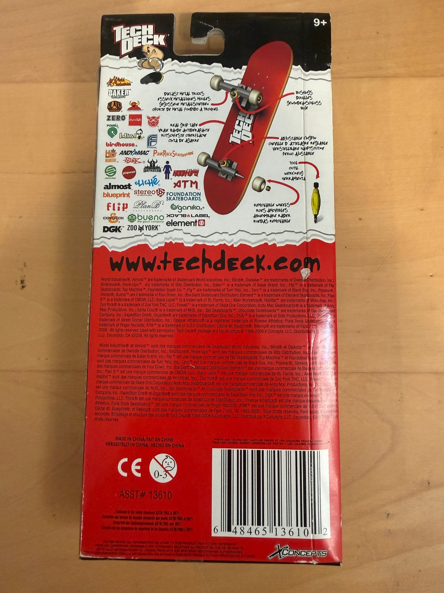 Vintage Tech Deck 96mm 4 Pack – Zero Skateboards Graphics | Sealed