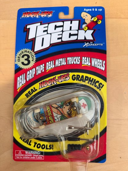 Tech Deck Hook-Ups Nurse Board (1998) – Vintage G3 | Sealed | VHTF