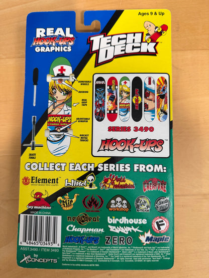 Tech Deck Hook-Ups Nurse Board (1998) – Vintage G3 | Sealed | VHTF