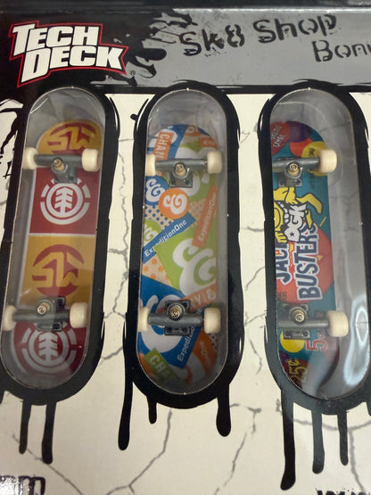 Tech Deck Skate Shop Bonus Pack – 96mm Element DGK | Vintage | Sealed