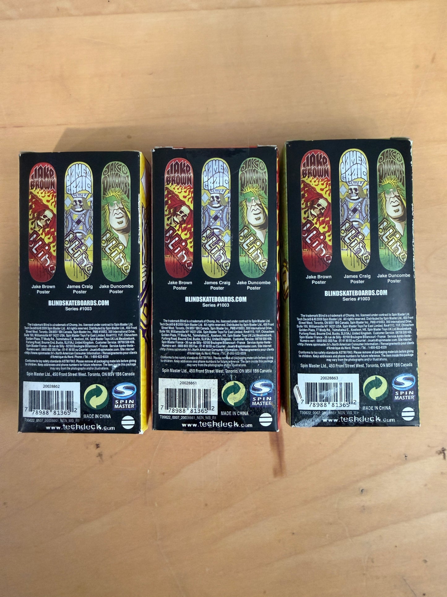 Vintage Tech Deck Blind Series #1003 Complete – Zumiez | Mid-2000s | Sealed