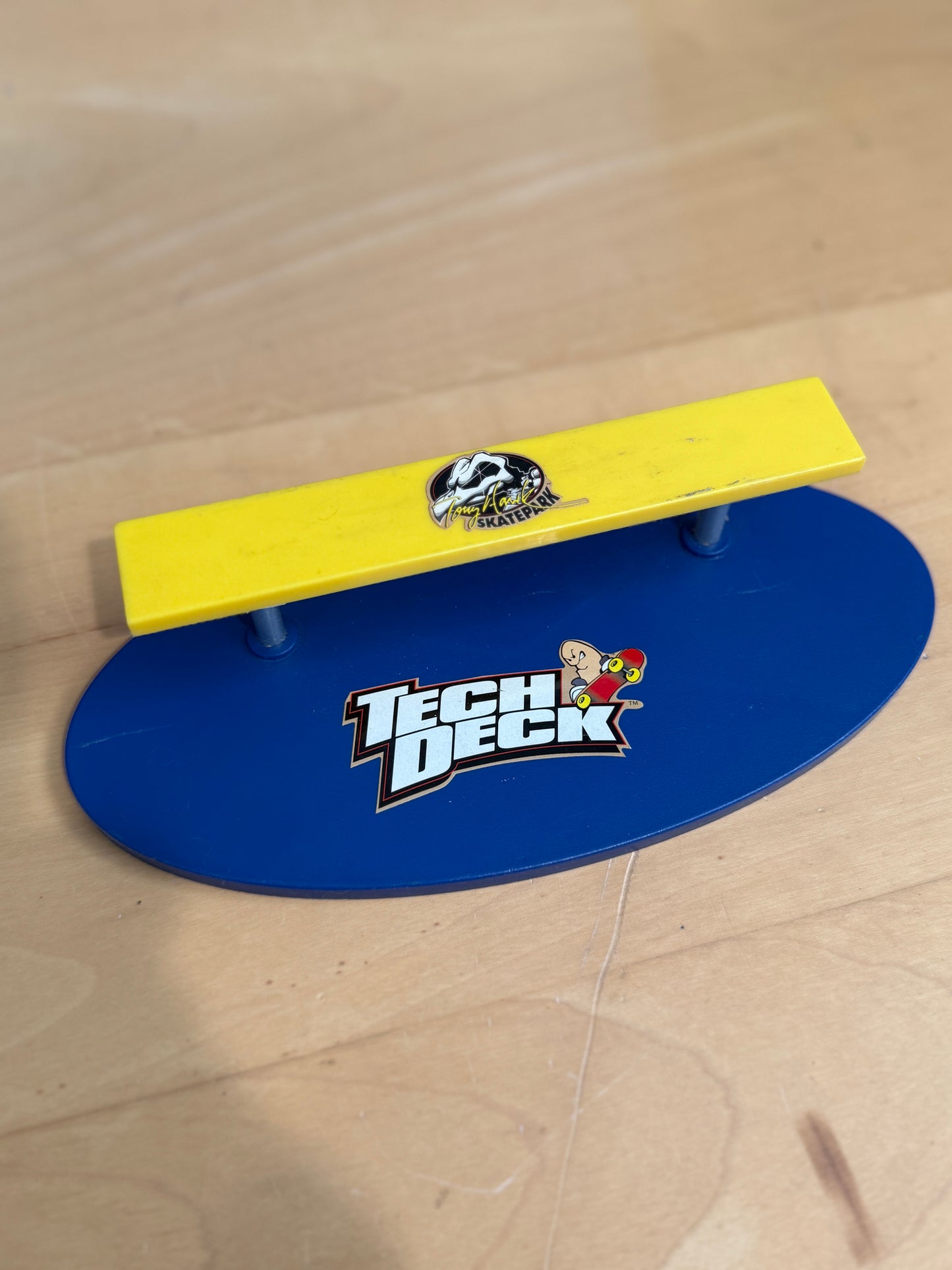 Tech Deck Tony Hawk Skatepark Obstacle Lot – Bench & Flat Rail Set (Vintage)