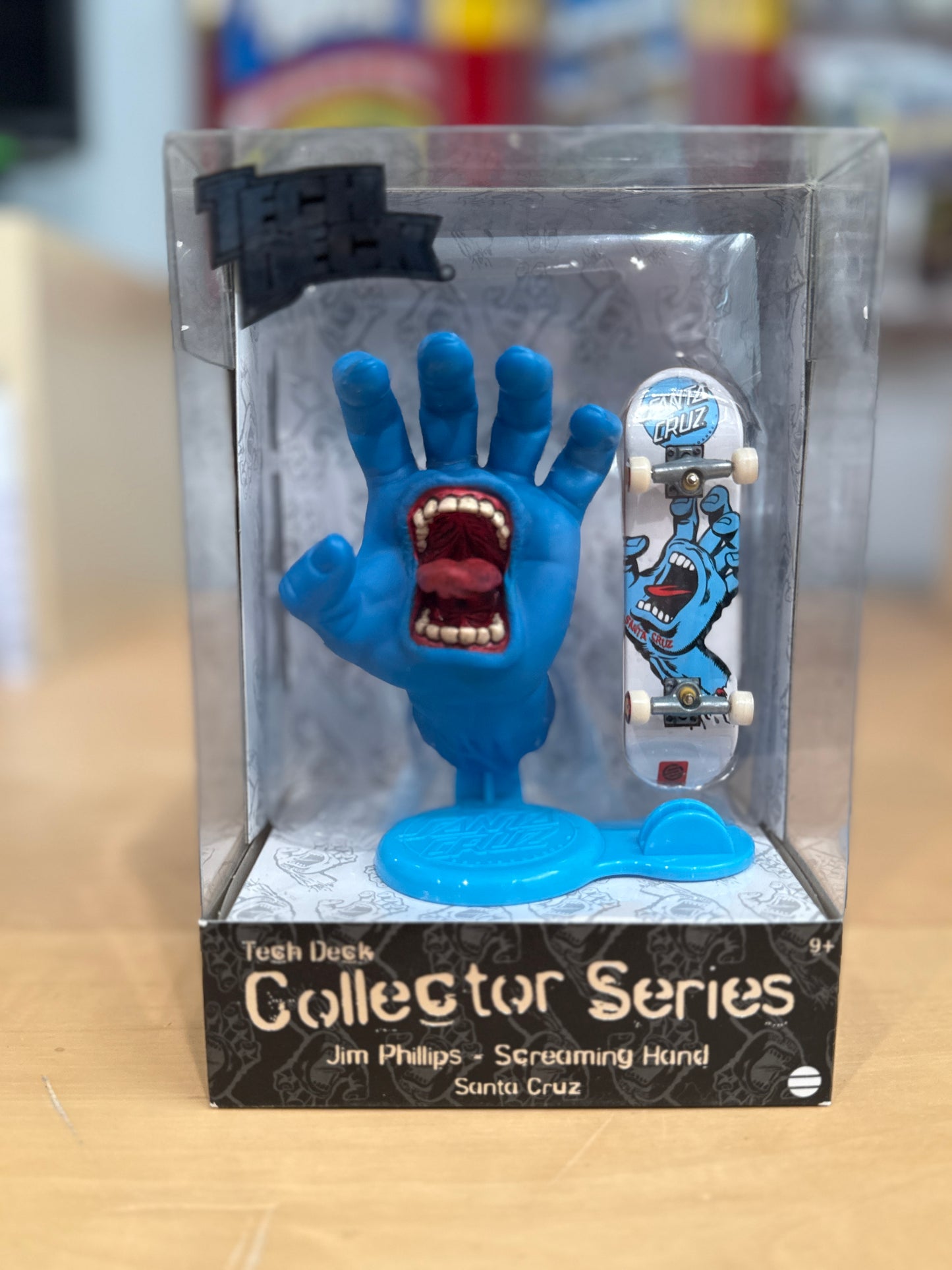 Tech Deck Collector Series Jim Phillips Screaming Hand Santa Cruz Display – NIB