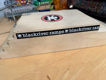 Blackriver Ramps Skatepark Eurogap Stair Combo OG Rare Fingerboard Ramp