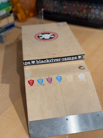 Blackriver Ramps Skatepark Eurogap Stair Combo OG Rare Fingerboard Ramp