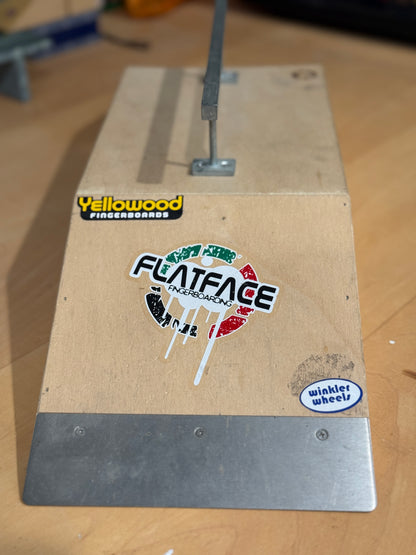 Blackriver Ramps Skatepark Vintage Funbox Rail Fingerboard Ramp