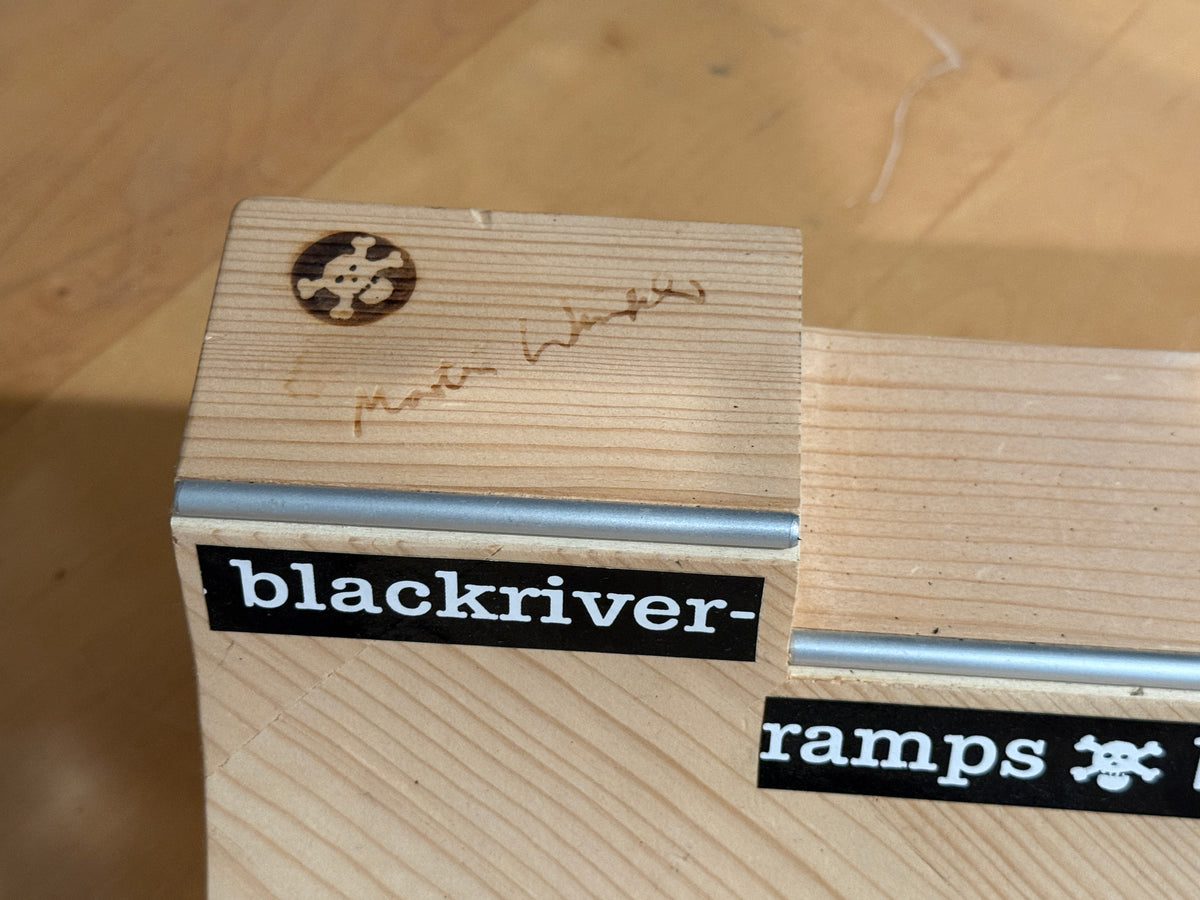 Blackriver Ramps Skatepark Winkler Dos OG Rare Fingerboard Ramp