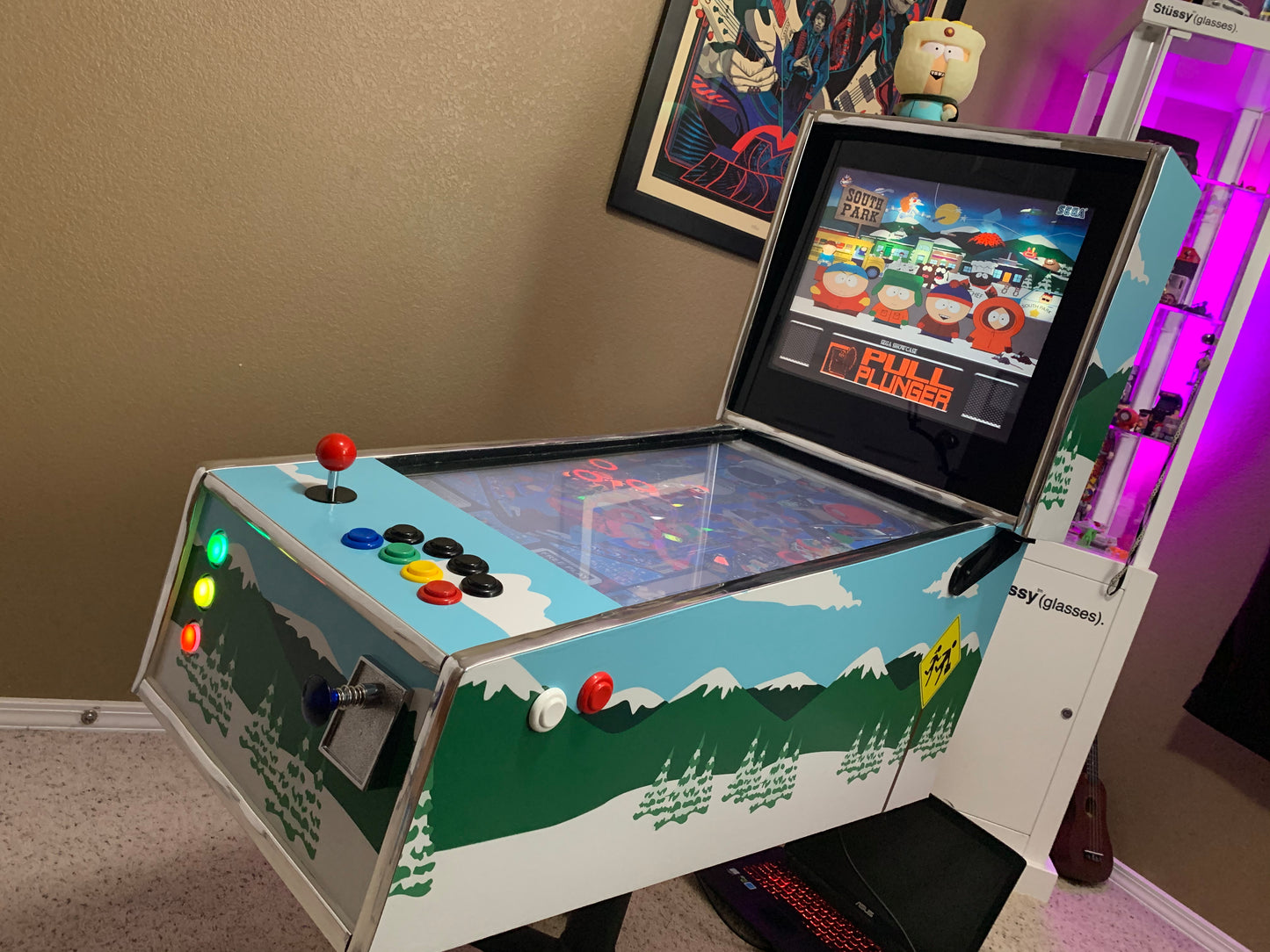 Mini Digital Virtual Pinball Machine 27"