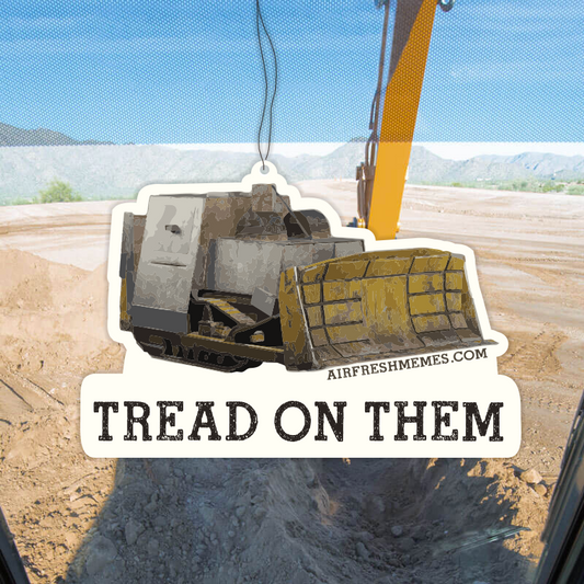 Marvin's Killdozer "Tread on Them" Air Freshener