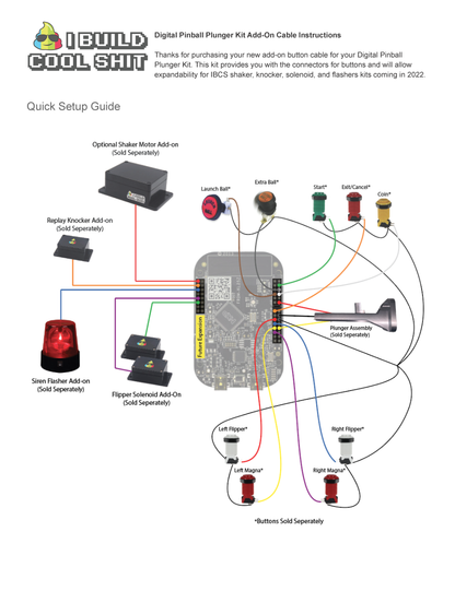 Digital Plunger KL25z Button Expansion Cable