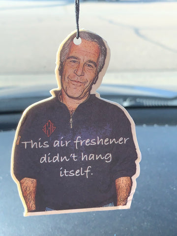 Jeffrey Epstein Car Air Freshener